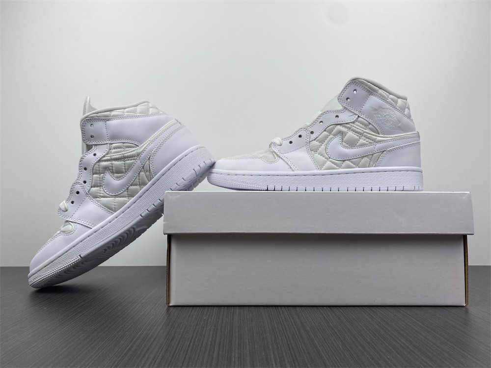 Air Jordan 1 Mid SE “White Quilted” DB6078-100
