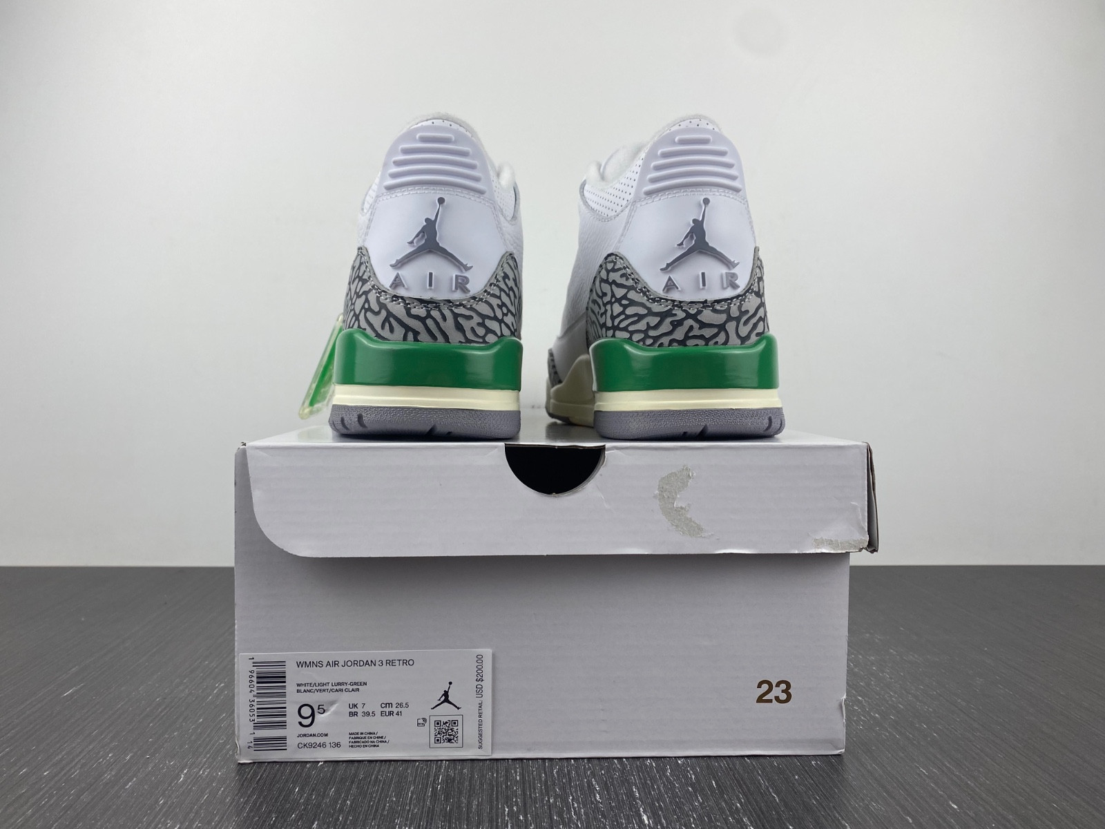 Jordan 3 Retro Lucky Green (W)  CK9646-136