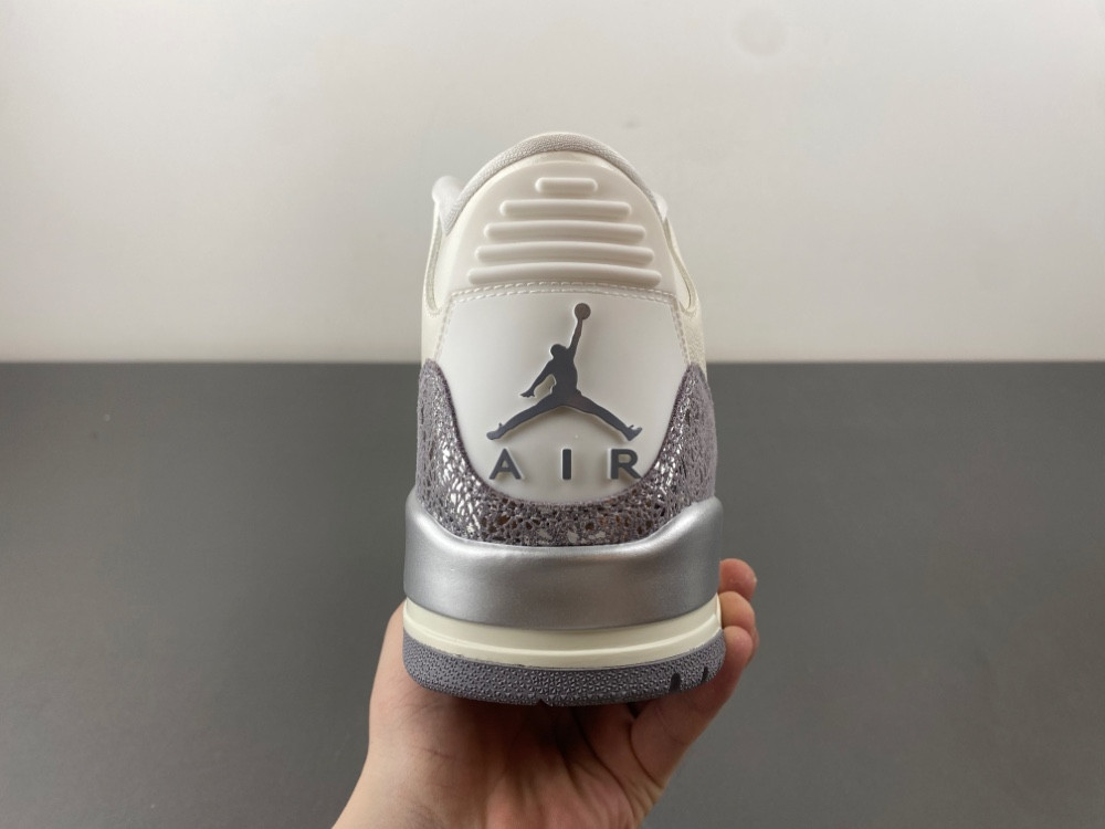 Air Jordan 3 “Sail/Metallic Silver” CK9246-100