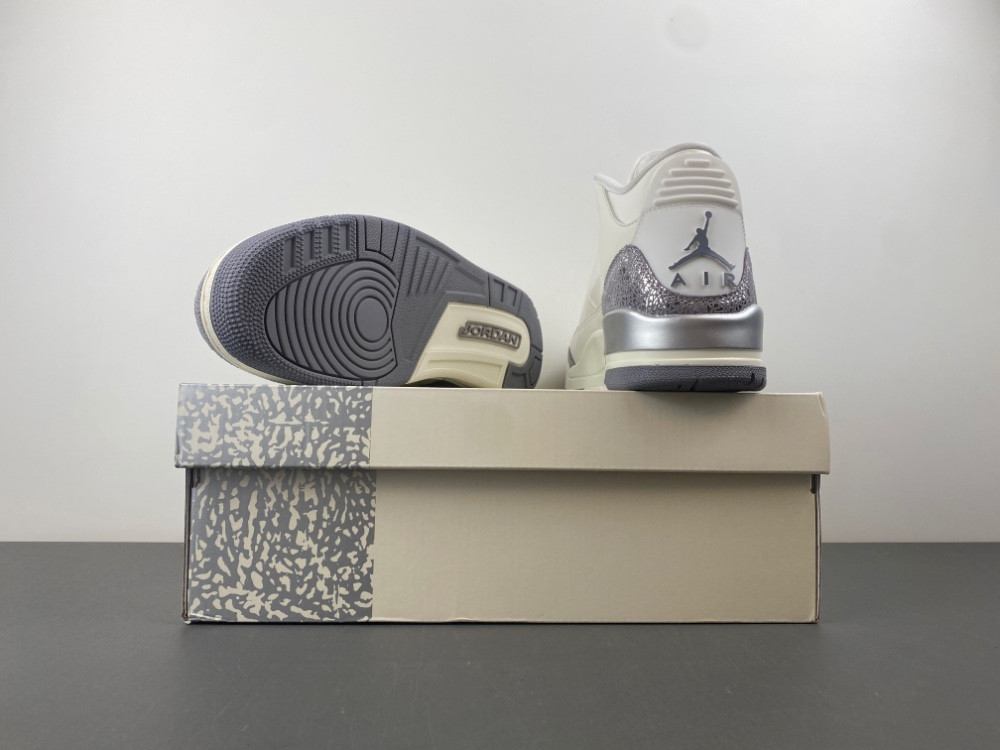 Air Jordan 3 “Sail/Metallic Silver” CK9246-100