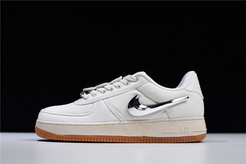 Travis Scott x Nike Air Force 1 Low “Sail” AQ4211-101