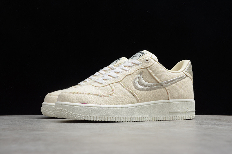 Stussy x Nike Air Force 1 Low Fossil Stone CZ9084-200