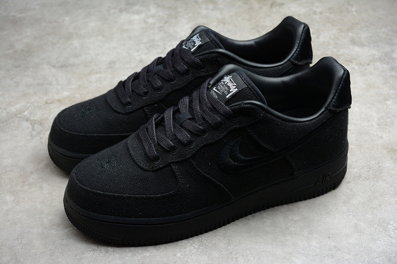 Stussy x Nike Air Force 1 Low Black CZ9084-001