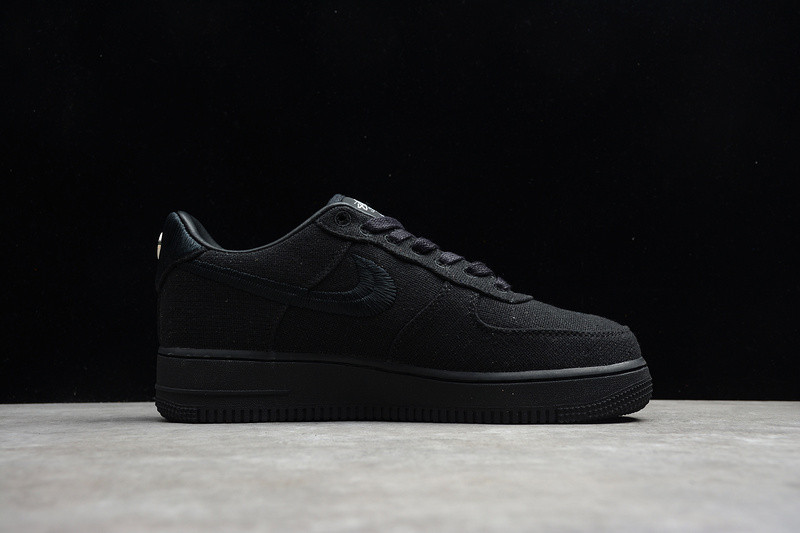Stussy x Nike Air Force 1 Low Black CZ9084-001
