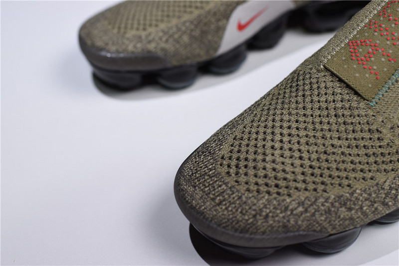 Nike VaporMax FK Moc 2 Natural Olive Habanero Red AH7006-200