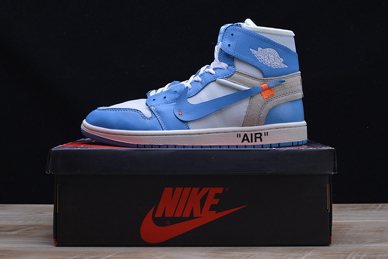 OFF WHITE Air Jordan 1 Powder Blue UNC AQ0818-148