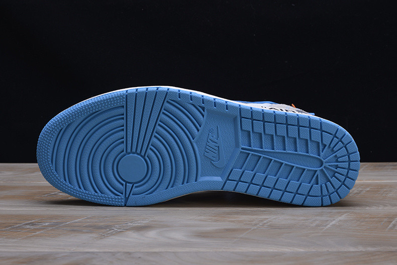 OFF WHITE Air Jordan 1 Powder Blue UNC AQ0818-148