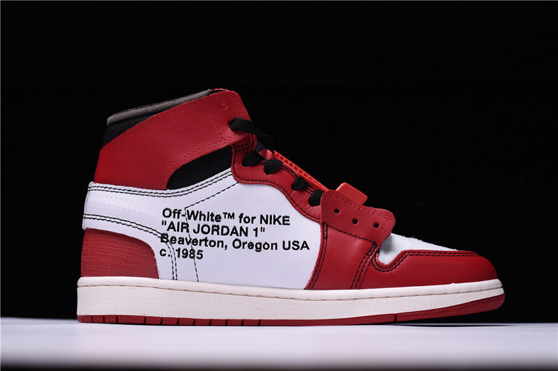 OFF WHITE Air Jordan 1 Retro Chicago The Ten AA3834-101