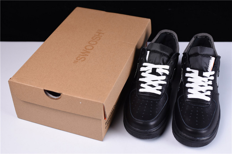 OFF White x MoMA x Nike Air Force 1 07 Low Black AV5210-001