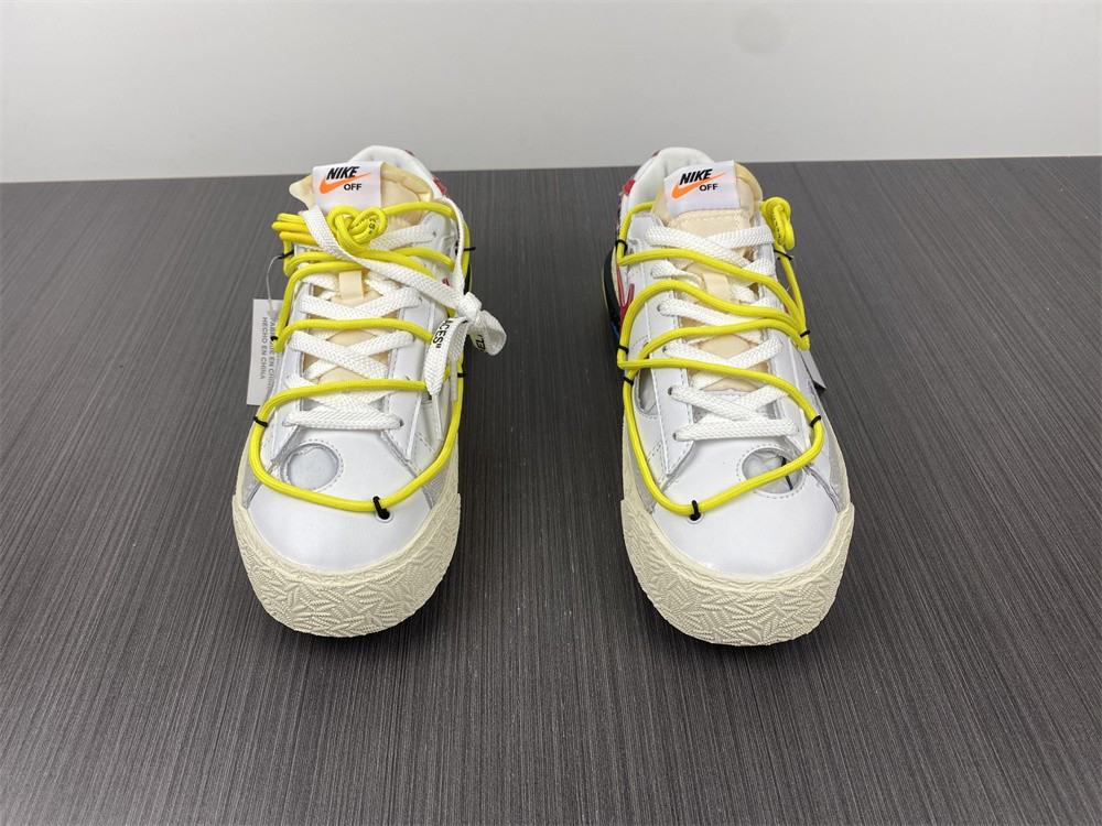 OF x Nike Blazer Low “White/University Red” DH7863-100