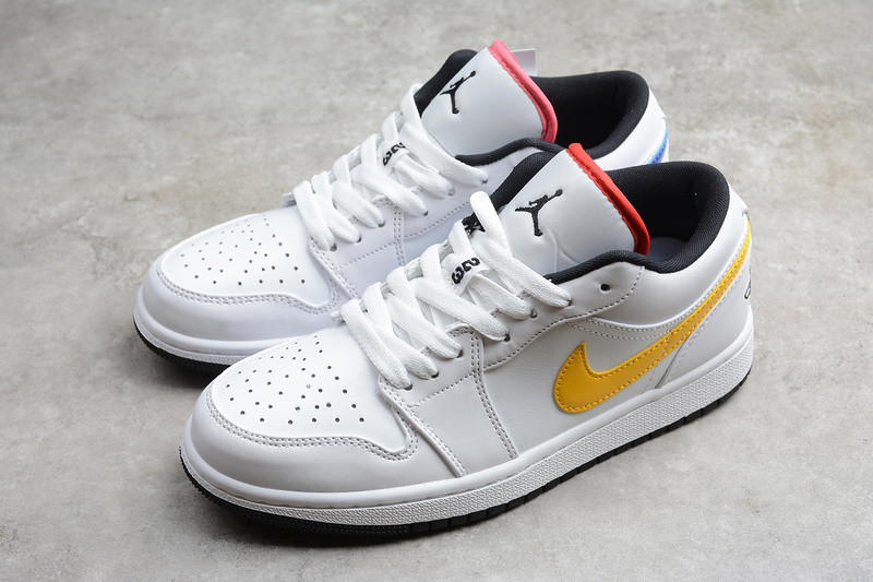 Air Jordan 1 Low White Multi-Color S CW7009-100