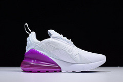 Nike womens  Air Max 270 white purple AH6789 106