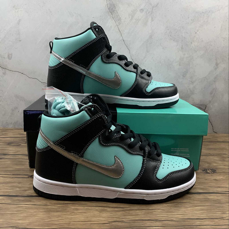 nike sb dunk high Di*m*nd supply co. aqua blue 653599-400